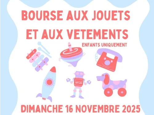 YÈVRES - Bourse aux jouets et aux vêtements enfants