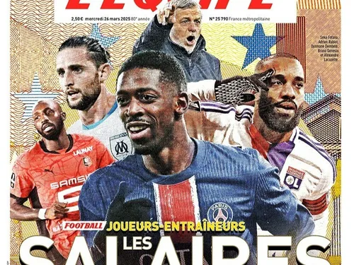 Le classement des salaires de la Ligue 1 vient de tomber 
