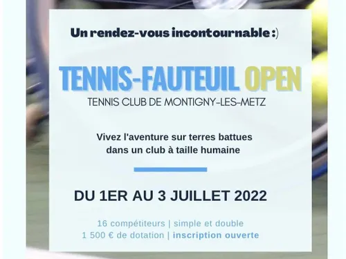 Sport. Le Tennis-Fauteuil Open de Montigny-lès-Metz c’est ce...