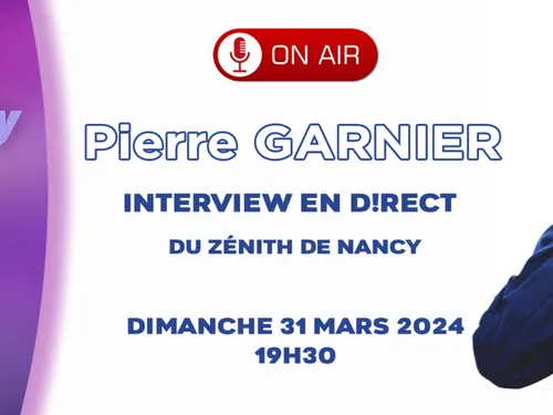 Pierre Garnier sera sur D!RECT FM 