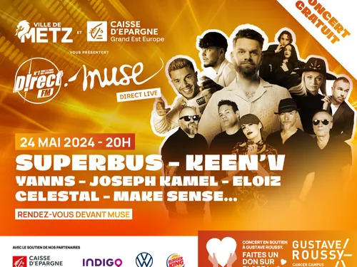 Venez assister aux balances du MUSE D!RECT LIVE