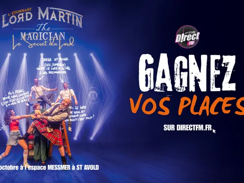 À GAGNER : VOS PLACES POUR LORD MARTIN LE 4 OCTOBRE À L'ESPACE...