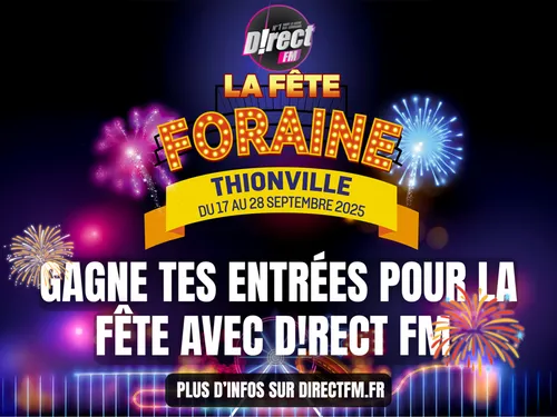 A gagner : vos places pour la Foire d’automne de Thionville