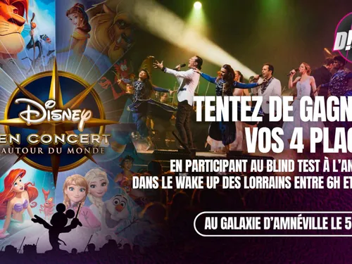 À GAGNER : VOTRE PACK FAMILLE POUR DISNEY EN CONCERT AU GALAXIE...