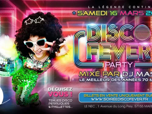 Vos invitations pour la Disco Fever Party