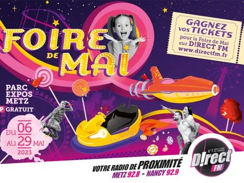 Vos places pour la Foire de Mai à gagner cette semaine dans le Wake Up