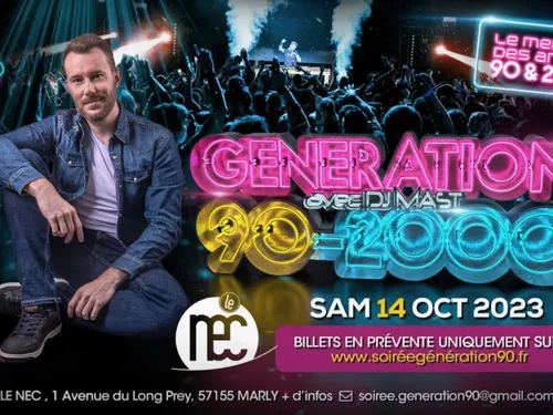 Vos invitations pour la soirée génération 90-2000 avec D!RECT FM
