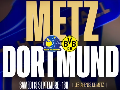 Metz Handball - Dortmund : vos places sont à gagner grâce à D!RECT FM