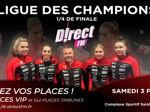 Ligue des Champions : vos places pour Metz TT - HODONIN 
