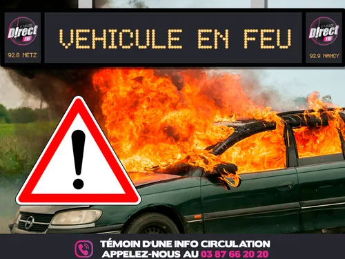 Info trafic : un camion en feu sur l’A31