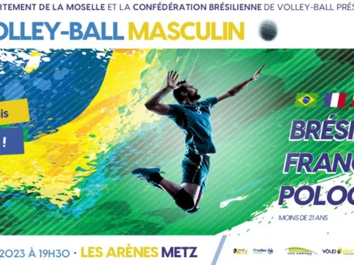 FRANCE-BRESIL : vos places pour un match de Volley-Ball exceptionnel