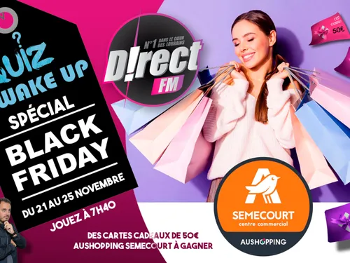 Venez profiter de Black Friday dans le Wake Up 