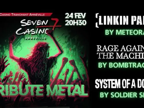 Vos places à gagner pour Tribute Metal Night au Seven Casino...