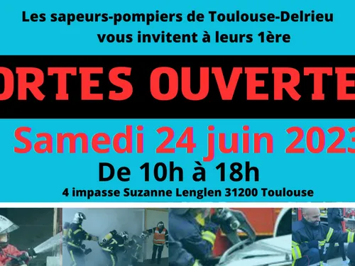 La caserne des pompiers Toulouse-Delrieu vous donne rendez-vous samedi