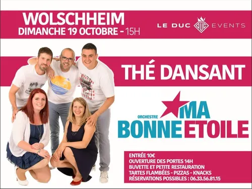 THE DANSANT LE 19 OCTOBRE A WOLSCHHEIM