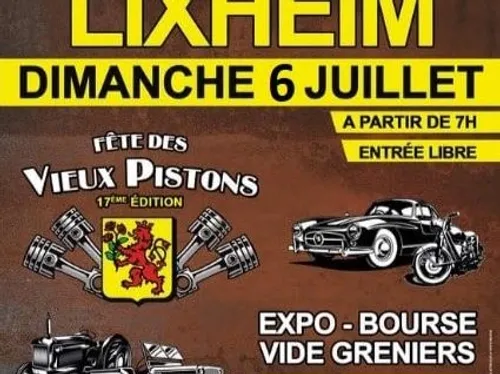 FETE DES VIEUX PISTONS A LIXHEIM LE 6 JUILLET