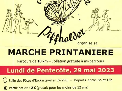 MARCHE PRINTANIERE LE 29 MAI A ERCKARTSWILLER