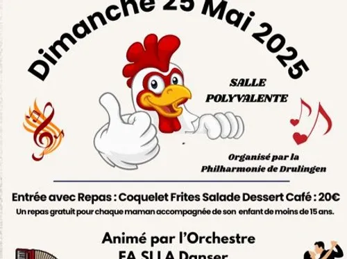 FETE DU COQUELET LE 25 MAI A DRULINGEN