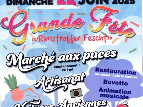 MARCHE AUX PUCES A RIMSDORF LE 22 JUIN