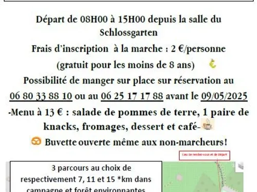 MARCHE POPULAIRE A MARMOUTIER LE 11 MAI