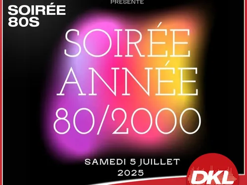 Gagnez vos places pour la soirée années 80/2000 à Luemschwiller !