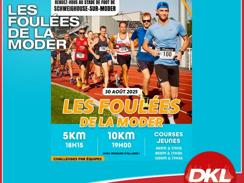 DKL Liberté vous offre vos dossards pour les Foulées de la Moder !