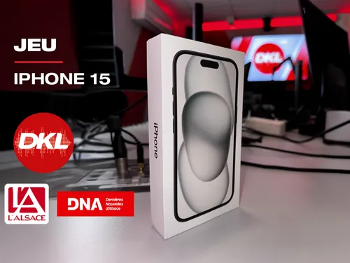 En partenariat avec les DNA et L'Alsace, gagnez votre iPhone 15 !