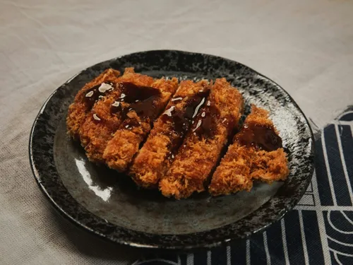 Poulet frit au miel