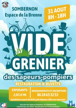 Vide grenier des sapeurs pompiers de Sombernon 