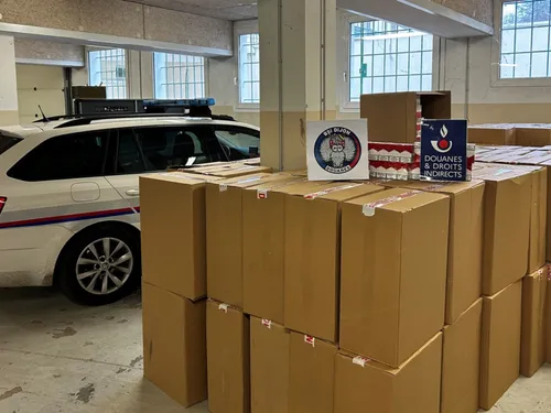 1,15 tonne de tabac saisie par les douaniers dijonnais 