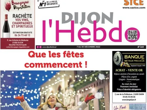 Toutes les infos sur Noël en Côte d’Or dans Dijon l’hebdo 