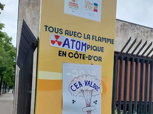 Des actions menées en Côte-d’Or contre le nucléaire 