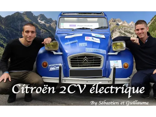 Après dix ans, leur projet de rendre électrique une 2CV de 1983 est...