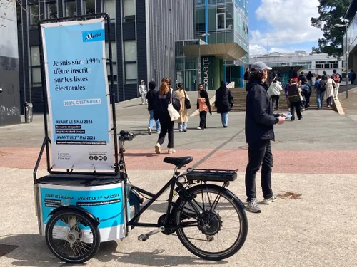 Elections : Nantes lance son vélo triporteur pour faciliter les...