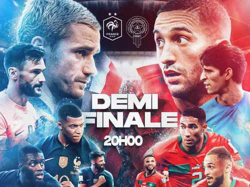 France-Maroc ce soir pour une place en finale : des angevins sur le...