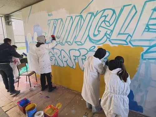 Nantes. Les enfants découvrent le graffiti grâce au festival "Hip...