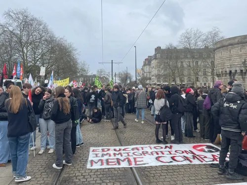 Journée d'action des enseignants : ils étaient 3 à 4.000 à Nantes