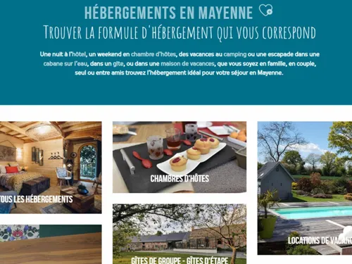 Campagne de com' : venez vous loger en Mayenne pendant les jeux !