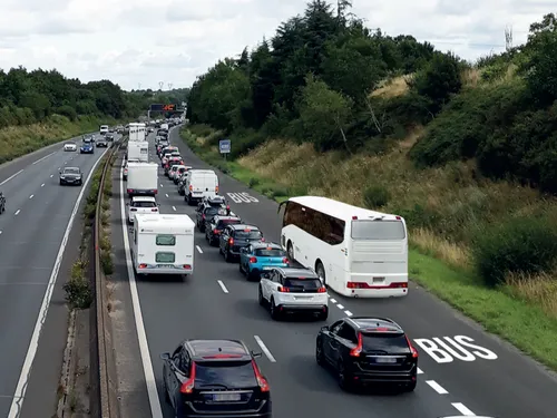 A Nantes, la nouvelle voie permet aux cars d’éviter les bouchons