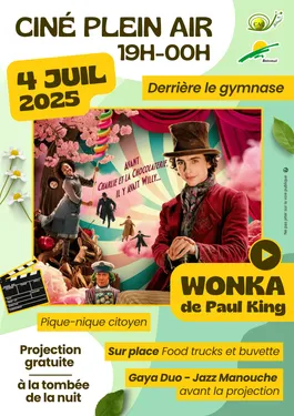 Cinéma plein air : Boisseuil présente "Wonka"