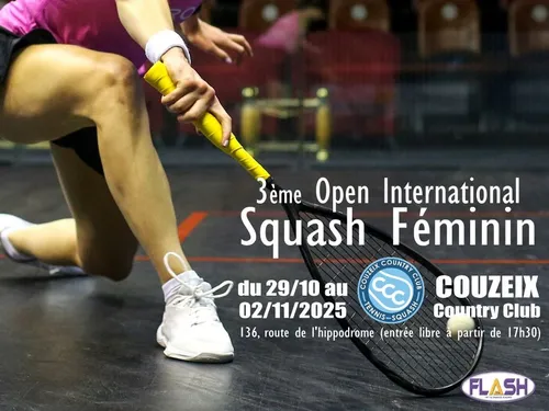 Le squash international féminin s’installe à Couzeix