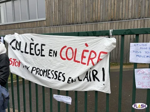 Alerte sur la situation délicate au Collège Jean Rebier d'Isle