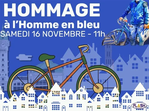 Une marche blanche en hommage à «L’Homme en bleu»