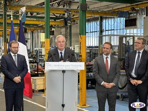 Michel Barnier à Limoges : entre succès industriel et inquiétudes...