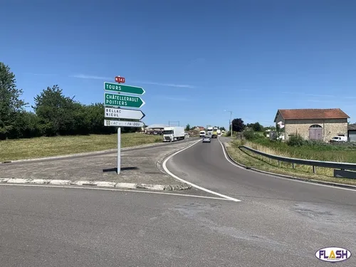 Haute-Vienne : fermeture de la RN 147 entre Limoges et Bellac