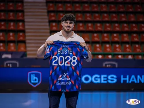 Handball : Axel Boiste signe son premier contrat pro à Limoges