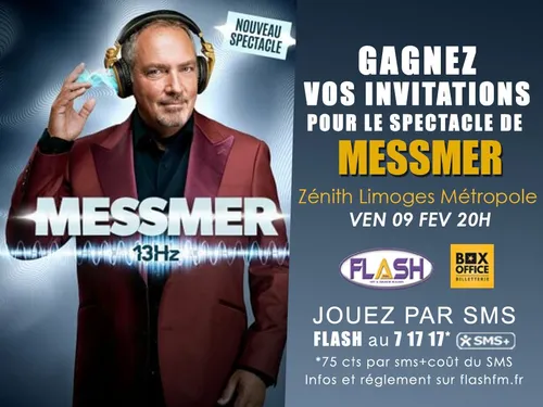 Gagnez vos invitations pour le spectacle de Messmer