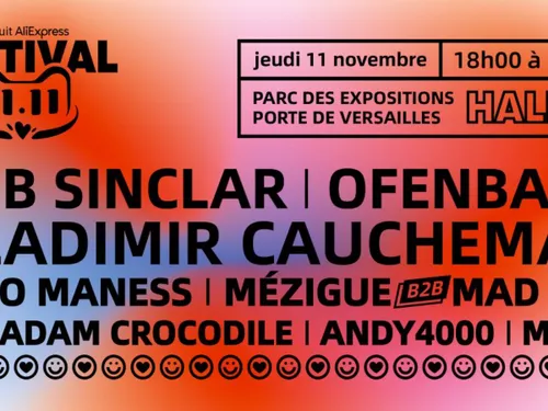 Le festival 11.11, l'électro aux portes de Paris