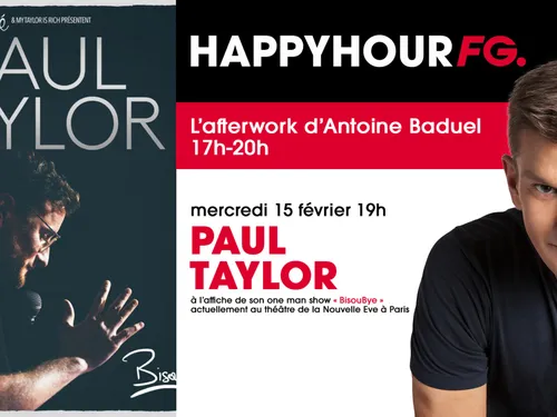 Paul Taylor invité de l'Happy Hour FG ce  soir !