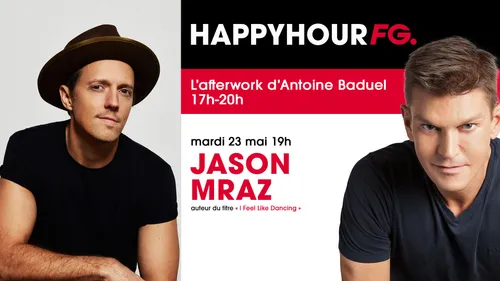 Le chanteur Jason Mraz invité d’Antoine Baduel ce soir !